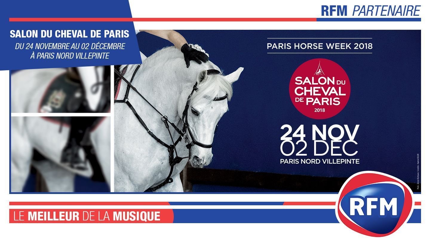 Rfm Partenaire Du Salon Du Cheval De Paris 2018