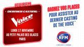 Gagnez vos places pour assister au dernier casting de The Voice ! 
