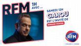 Garou est l'invité de Bernard Montiel samedi 12 avril sur RFM