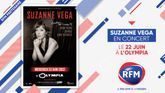 RFM partenaire du concert de Suzanne Vega le 22 juin à l'Olympia de Paris !