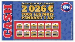 Ecoutez RFM et gagnez 2026 par mois pendant un an !