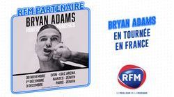 Bryan Adams en tournée en partenariat avec RFM 