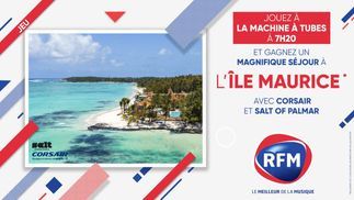 Jouez à la Machine à Tubes à 7H20 et gagnez un magnifique séjour à l'île Maurice + votre TV grand écran Full Led  !