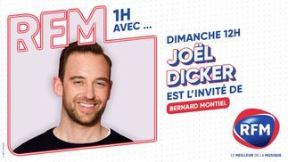 Joël Dicker est l'invité de Bernard Montiel dimanche 16 mars sur RFM 